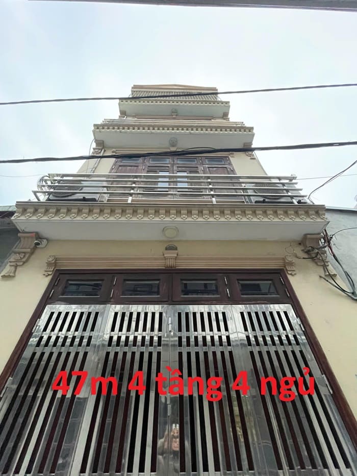 Bán Nhà Thịnh Liệt 47m², 4 Tầng 4 Ngủ, Ô Tô Đỗ Cửa, 20m Ra Ô Tô Tránh – 6.9 Tỷ