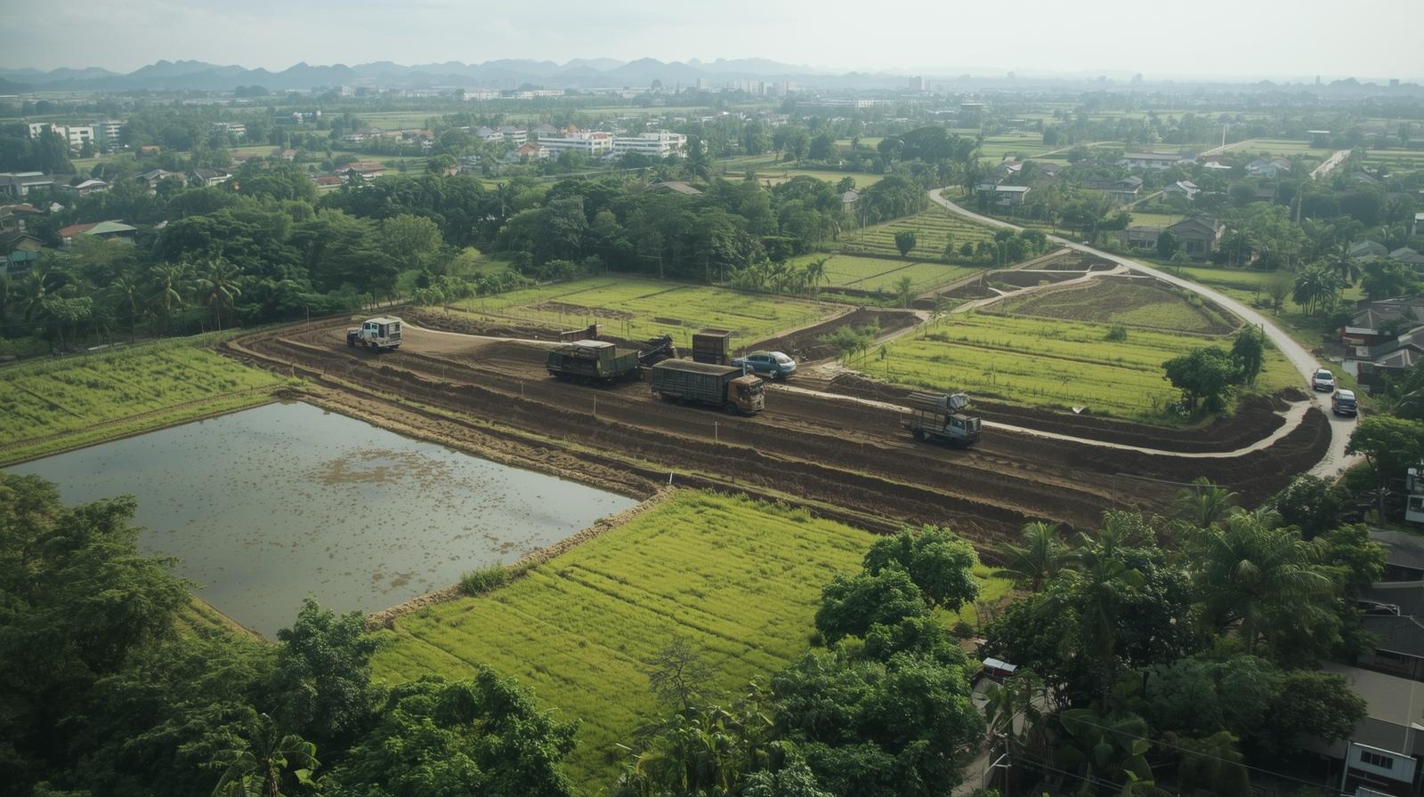 Chi phí đầu tư còn lại vào đất như san lấp ao hồ được đền bù