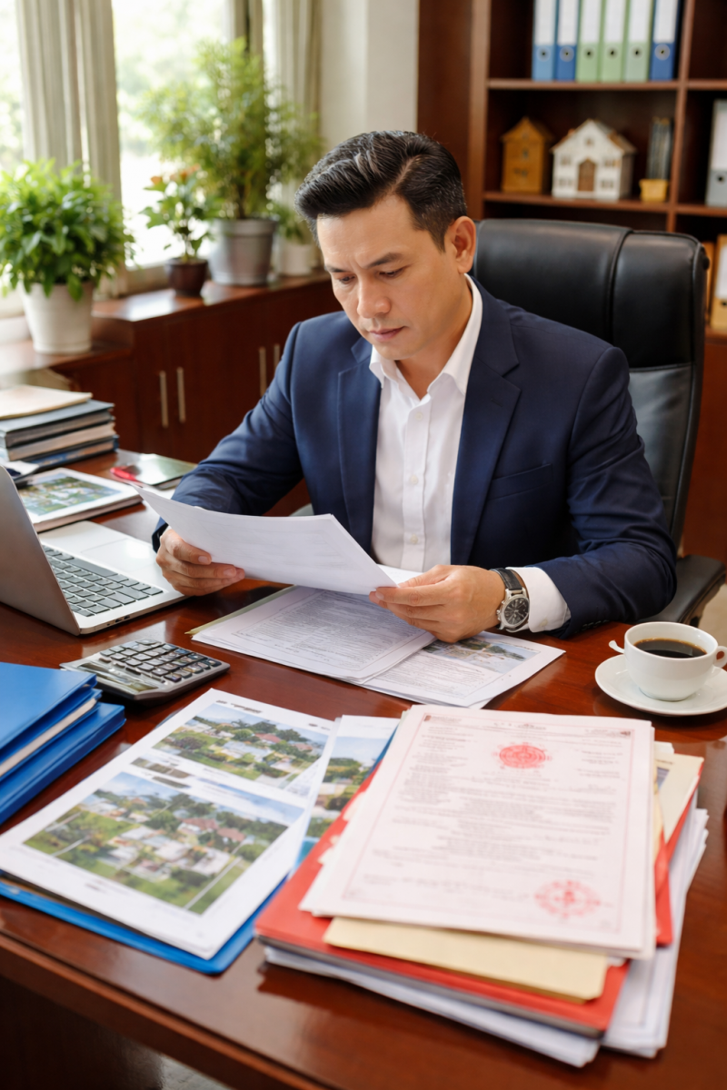 Môi giới đang học luật / nghiên cứu hồ sơ